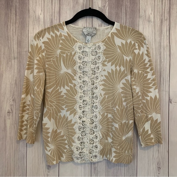 Talbots Collection Petites Italian Yarn Cardigan Sweater Size Small S - Picture 1 of 7